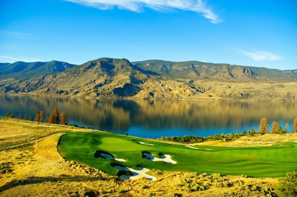 Tobiano Golf Kamloops BC 9th hole