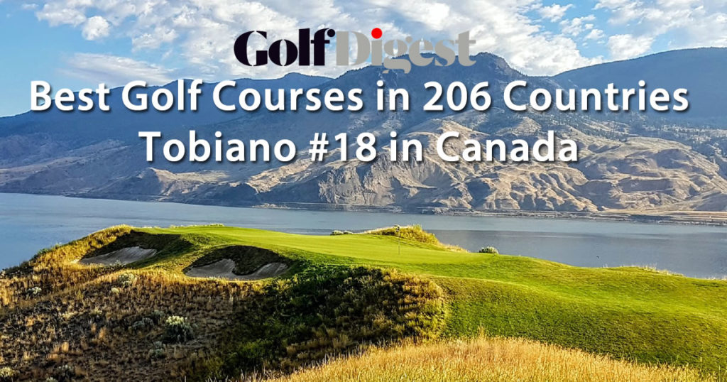 Top Golf Course in World Tobiano Ranks #18