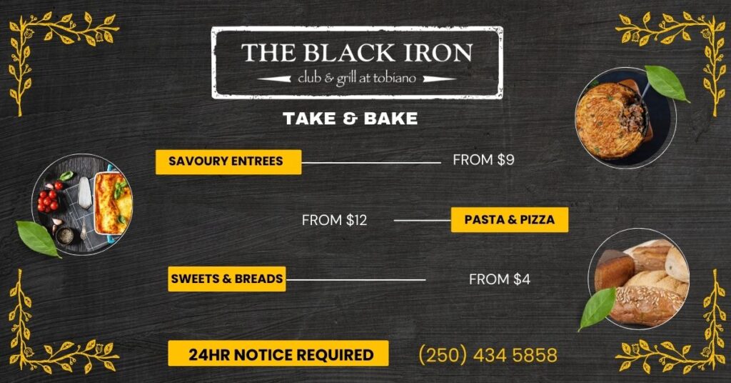 take and bake menu kamloops